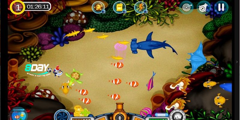 8day Ưu điểm nổi bật khi trải nghiệm game bắn cá online