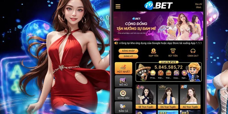 i9BET sở hữu giao diện đẹp mắt